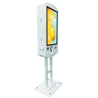 Floor Standing Touch Screen POS Terminal , Restaurant Ordering Kiosk 27 Inch 32 Inch