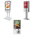 Floor Standing Touch Screen POS Terminal , Restaurant Ordering Kiosk 27 Inch 32 Inch